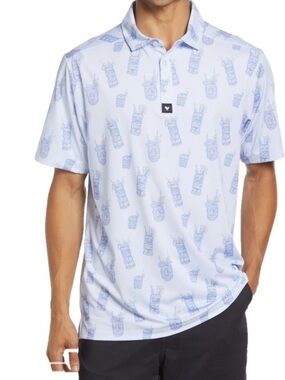 Bad Birdie Let's Get Tiki Polo